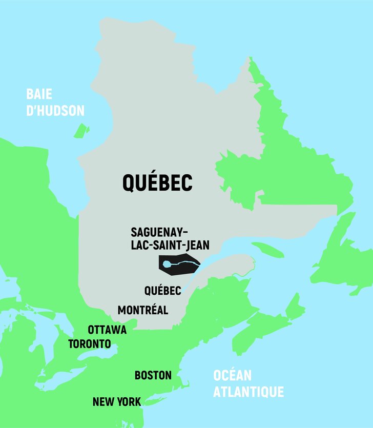 Provincial Map - Tourisme Saguenay-Lac-Saint-Jean Provincial Map - Tourisme Saguenay-Lac-Saint-Jean