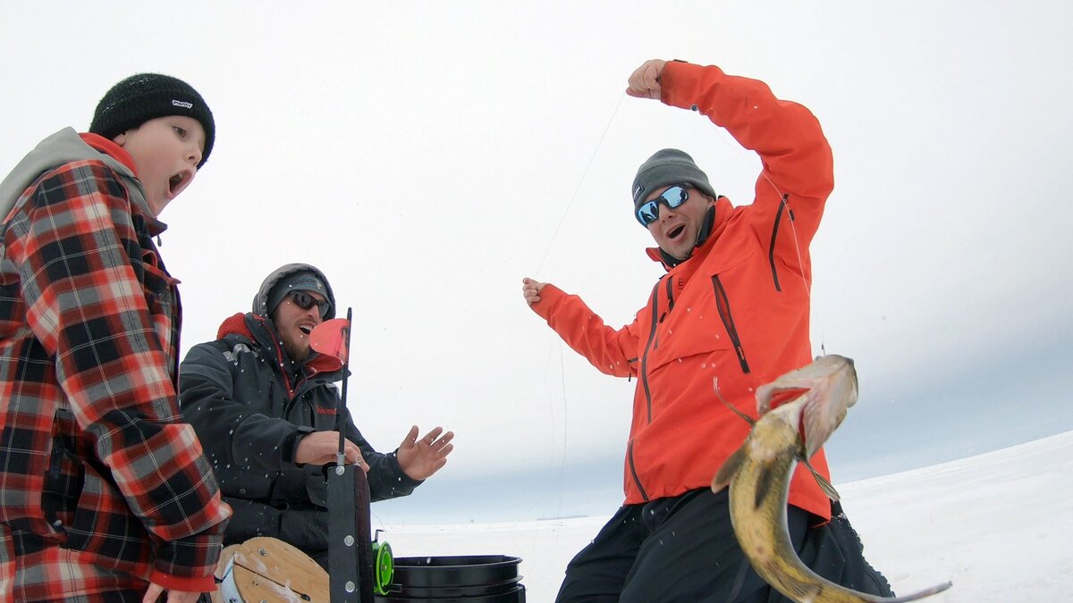 Winter Net Fishing in Lapland