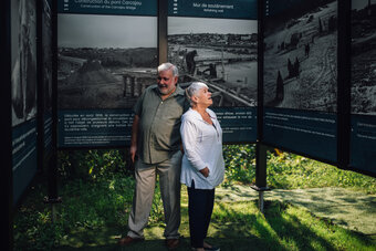 Visite à l’Odyssée des Bâtisseurs en exposition extérieure