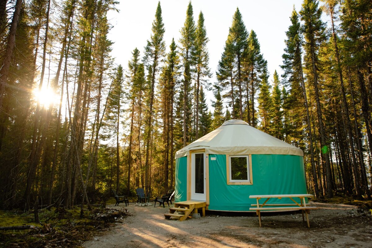 Dôme à la Zec Onatchiway