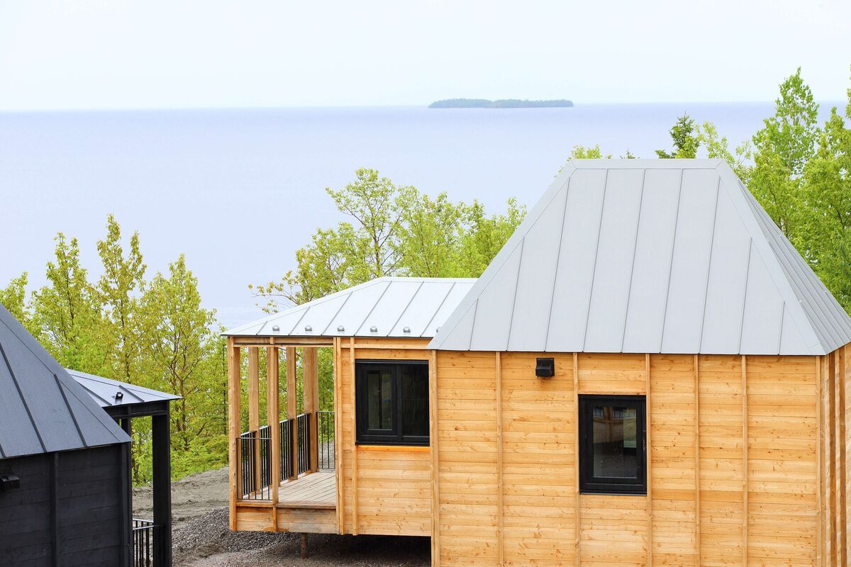 Mini-maisons avec vue sur le lac Saint-Jean